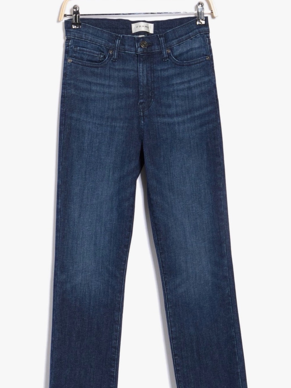 Frame Denim Women's Dark Indigo Straight-Leg Jeans